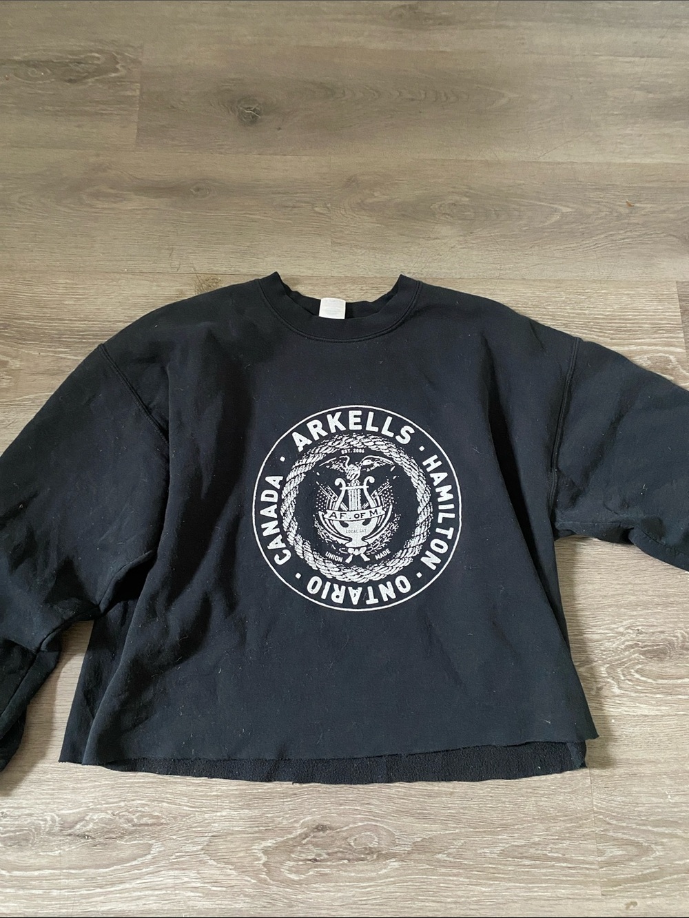 Gildan Black Sweatshirt ARKELLS BAND